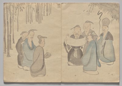 光琳絵本（下巻）の一場面 作： Nakamura Hochu