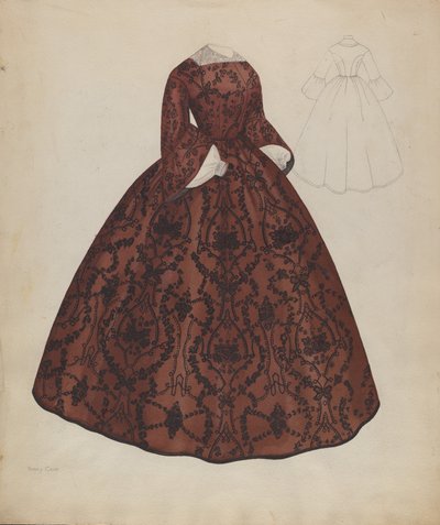 ドレス、c。 1938年。 作： Nancy Crimi