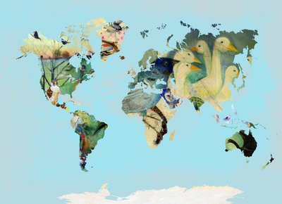 A Bird World、2016年（デジタルアート） 作： Nancy Moniz Charalambous