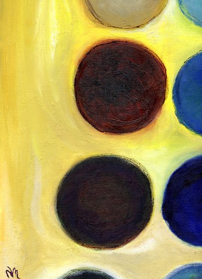 ハッピードット4、2014、 作： Nancy Moniz Charalambous