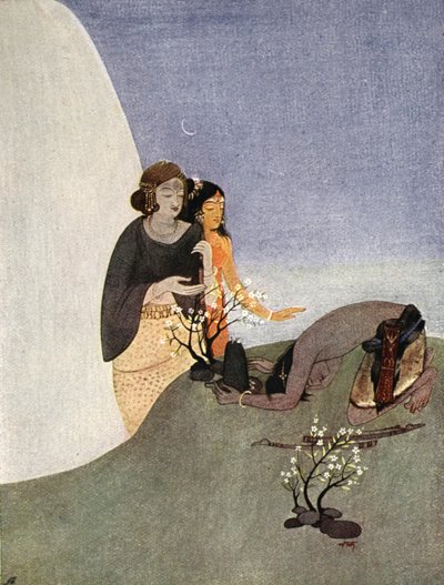 キラット アルジュ​​ン、1913 年。 作： Nandalal Bose