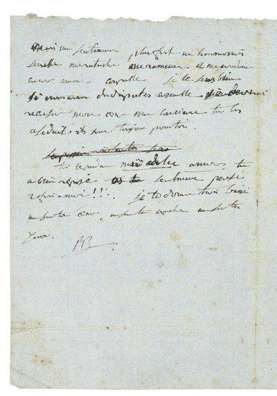 ジョゼフィーヌドボーハルナイへの手紙 作： Napoleon Bonaparte