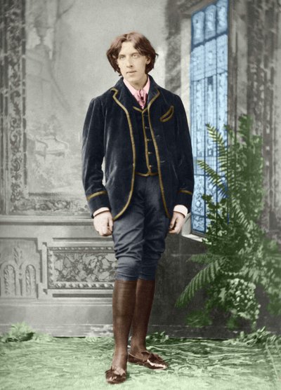 オスカー・ワイルド（1854-1900）1882年頃（写真 作： Napoleon Sarony