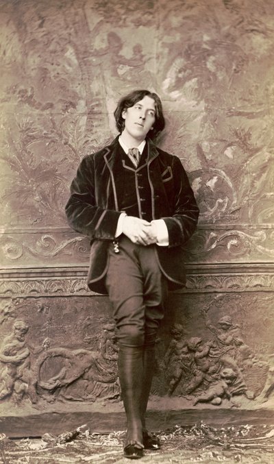 オスカー・ワイルド、1880年代前半（写真 作： Napoleon Sarony