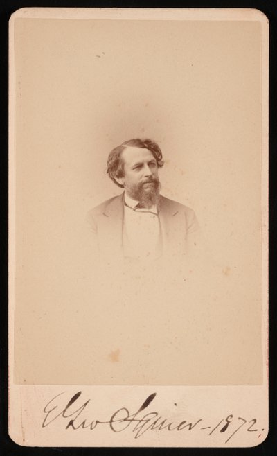 エフライム ジョージ スクワイアの肖像 1821 ～ 1888 年、1872 年。 作： Napoleon Sarony