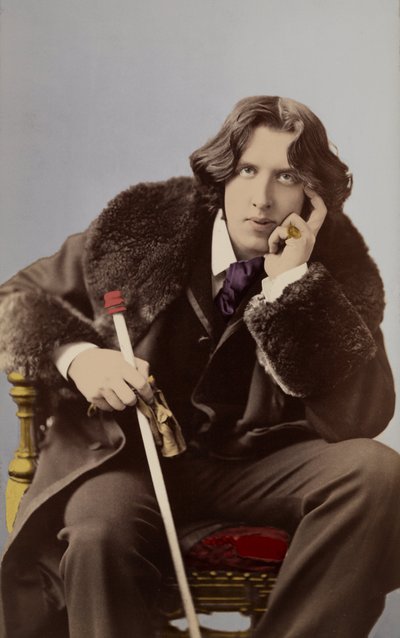 1882年頃のオスカー・ワイルド（1854-1900）の肖像（ナポレオン・サロニー（1821-1896）作）。 作： Napoleon Sarony