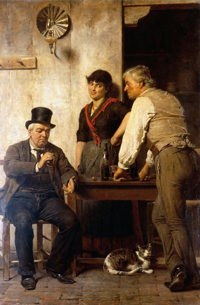判断力のある知的な男性 作： Napoleone Nani