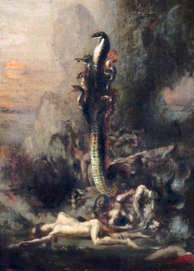 ギュスターヴ・モロー後のヘラクレスとレルネのハイドラ、1876年頃（226576の詳細） 作： Narcisse Berchere