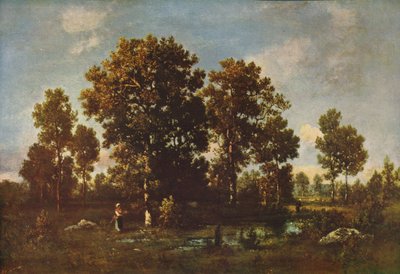 森の晴れた日、c1850、c1915 作： Narcisse Virgile Diaz de la Peña