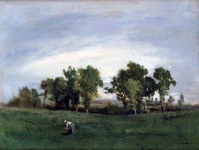 田舎の女、c1828-1876 作： Narcisse Virgile Diaz de la Peña