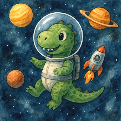 恐竜の宇宙冒険 作： 