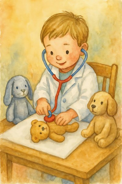小さなドクターの健康診断 作： 