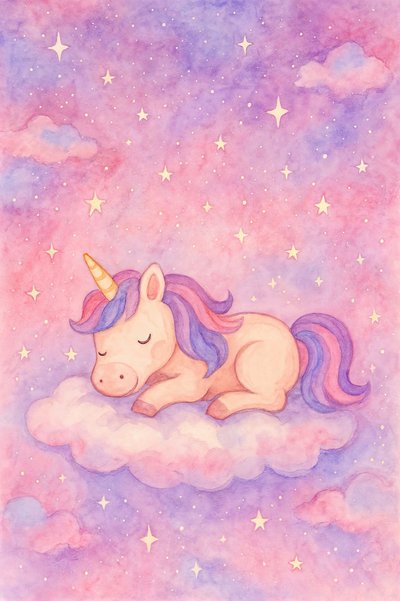 魔法の眠るユニコーン 作： 