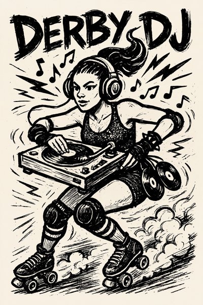 ローラーダービーDJ 作： 