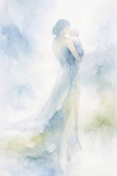 穏やかな母の抱擁 作： Natalie Bruns