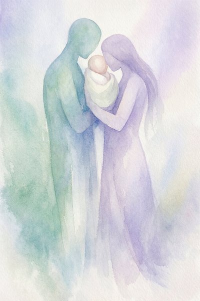 優しい家族の抱擁 作： Natalie Bruns