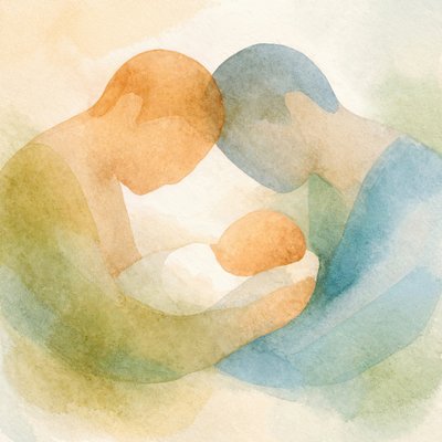ほのぼのとした家族のひととき 作： Natalie Bruns