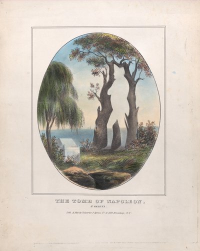 ナポレオンの墓, 1833-88., 1833-88. 作： Nathaniel Currier
