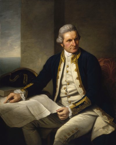 ジェームズ・クック船長 作： Nathaniel Dance Holland