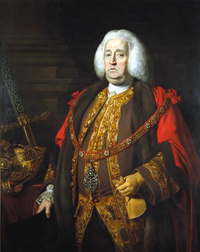 「サー・ロバート・カイト、ロード・メイヤー 1766」、c 1766 作： Nathaniel Dance Holland