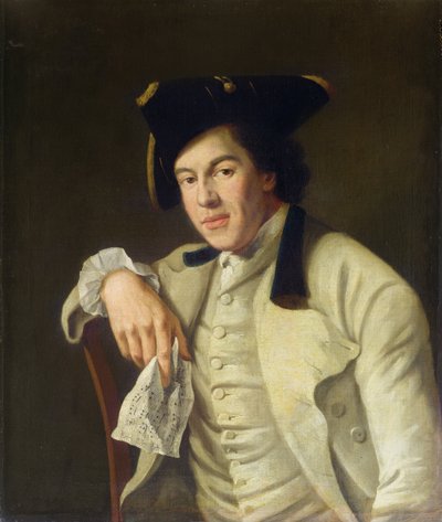 チャールズ・リー・ルイスの肖像（1740-1803） 作： Nathaniel Hone