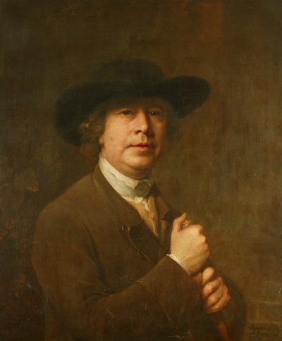 自画像 作： Nathaniel Hone