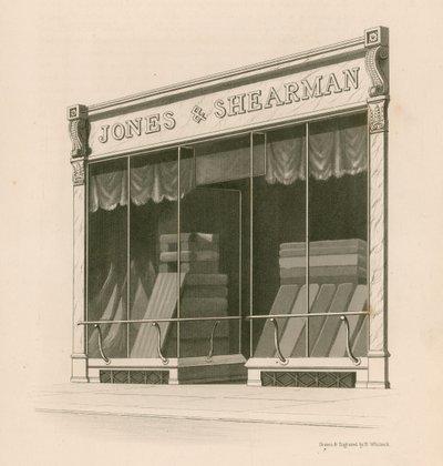ロンドンのブラックフライアーズロード、ジョーンズ氏とシャーマン氏の店頭 作： Nathaniel Whittock