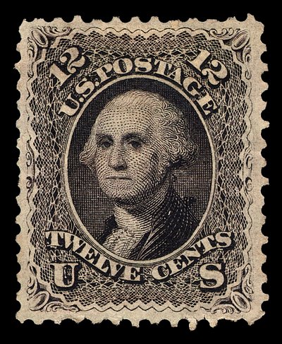 12c ワシントン シングル、1861 年。 作： National Bank Note Company