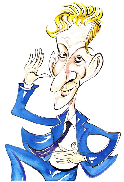 ダニー・ケイ - カラー似顔絵 作： Neale Osborne