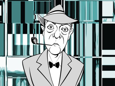 ジャック・タチ（デジタル） 作： Neale Osborne