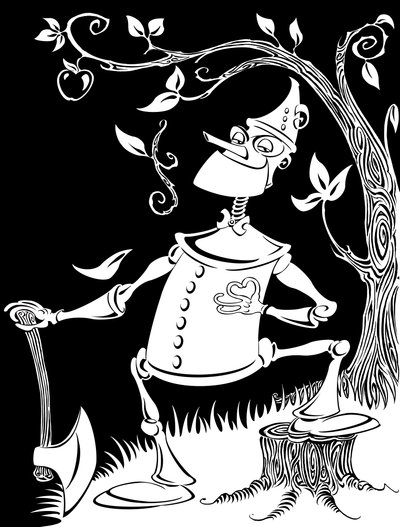 「オズの魔法使い」: ブリキの木こり 作： Neale Osborne