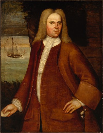 エベニーザー棺の肖像、c。 1714-1730 作： Nehemiah Partridge