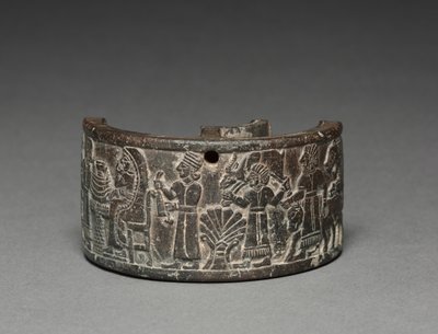 宴会ピュクシス、紀元前800〜750年（ステアタイト） 作： Neo Hittite