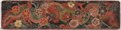 仏教の写本の表紙、1659年（木材に不透明なトイレ） 作： Nepalese School