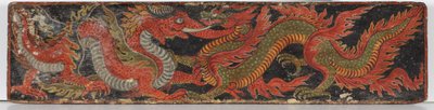 仏教の写本の表紙、1659年（木材に不透明なトイレ） 作： Nepalese School