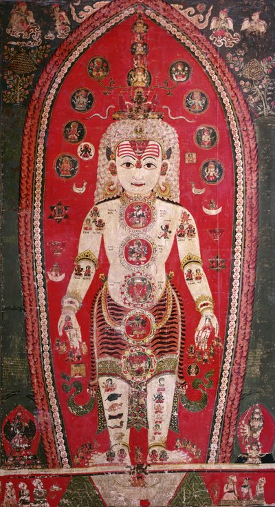 Badgaon（シルクのガッシュ）のShiva Purana 作： Nepalese School