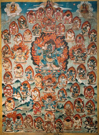 楽園の眺め、バルドのヴィジョン、ネパール 作： Nepalese School