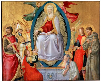 聖母マリアの被昇天、1464-1465 作： Neri di Bicci