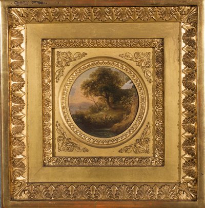 Baumlandschaft mit figürlicher Staffage 作： Leopold Blonder