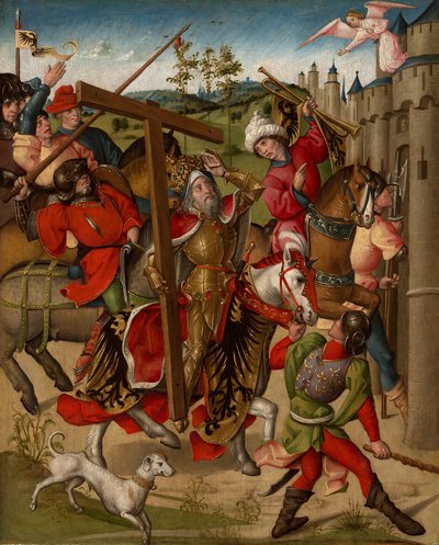 ヘラクリウス皇帝、エルサレム入城を拒否される 作： Netherlandish