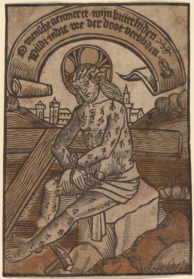 悲しみの人としてのキリスト 作： Netherlandish 15th Century
