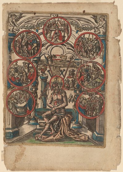 悲しみの人としてのキリスト 作： Netherlandish 16th Century
