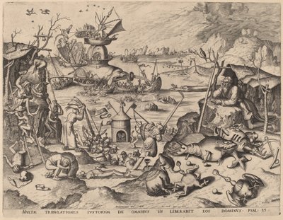 聖アントニウスの誘惑 作： Netherlandish 16th Century after Hieronymus Bosch, Hieronymus Cock