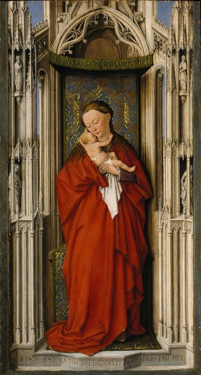 ニッチの聖母子、カリフォルニア州。 1500。 作： Netherlandish Painter