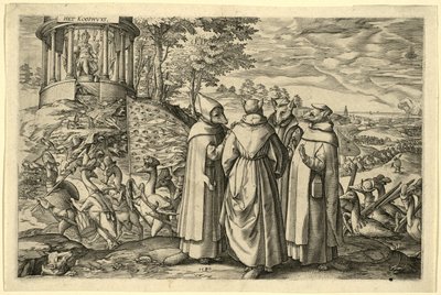 ブリーレでのアルバ公公の敗北の寓意、1580年 作： Netherlandish School