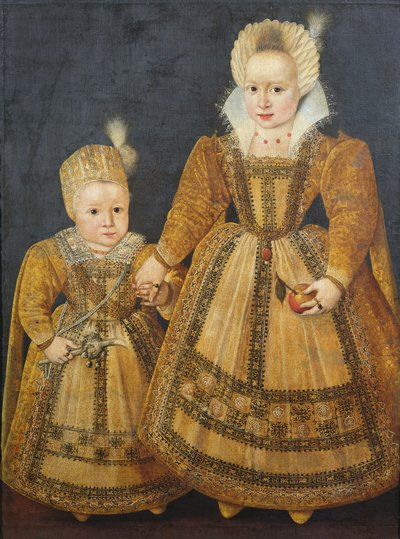 男の子と女の子 作： Netherlandish School