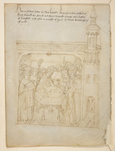 コットン ジュリアス E. IV、アート。 6、「ビーチャムのページェント」、1483年頃（ベラムにインク） 作： Netherlandish School