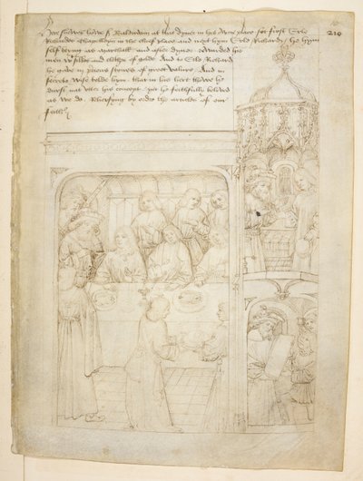 コットン ジュリアス E. IV、アート。 6、「ビーチャムのページェント」、1483年頃（ベラムにインク） 作： Netherlandish School