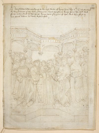コットン ジュリアス E. IV、アート。 6、「ビーチャムのページェント」、1483年頃（ベラムにインク） 作： Netherlandish School