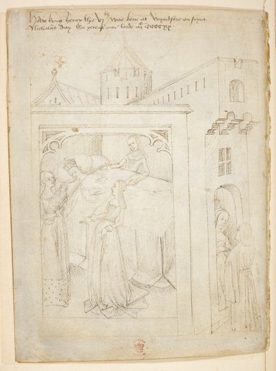 コットン ジュリアス E. IV、アート。 6、「ビーチャムのページェント」、1483年頃（ベラムにインク） 作： Netherlandish School